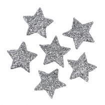 Product Glitter star silver Ø2.5cm 96pcs