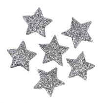 Product Glitter star silver Ø2.5cm 96 pcs