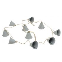 Product Decorative garland with bells Gray 6cm