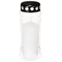 Product Memorial Candle with Black Lid, 23cm