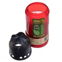 Product Grave Candle Red ICP Compostable Memorial Candle H20cm