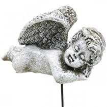 Grave decoration deco plug angel grave angel on stick 6cm 4pcs