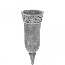 Product Grave ornaments Mourning flowers Grave vase with ground spike L24cm
