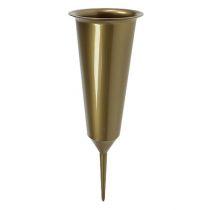 Grave vase gold 33cm