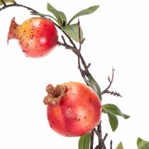 Product Artificial Pomegranate Branch, 68 cm, Red Fruit for Table Decoration
