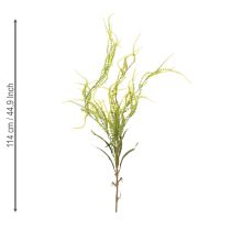 Product Green bristle millet artificial plant for elegant hanging decorations, stylish room accents, 114cm