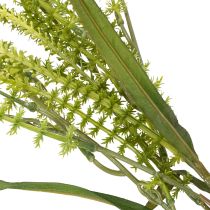 Product Green bristle millet artificial plant for elegant hanging decorations, stylish room accents, 114cm