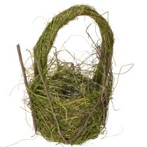 Product Easter basket, natural design, hand basket for festive home decoration, 25cm