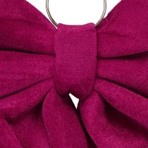 Product Large Velvet Christmas Bow Outdoor Red 48×52cm