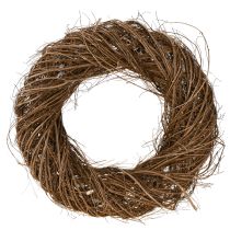 Product Large decorative wreath elm natural wreath made of branches Ø50cm