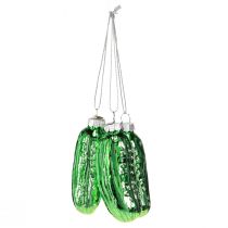 Product Cucumber as Christmas tree decoration Glass Christmas Cucumber 8cm 3pcs