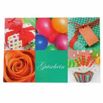 Product Coupon Birthday with envelope 5St
