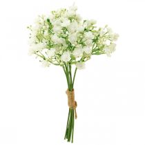 Product White Gypsophila artificial L30cm 12pcs