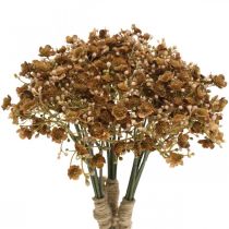Product Gypsophila artificial brown for autumn bouquet 29.5cm 18p