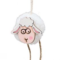 Hanging decoration spring Easter decoration sheep pendant 10cm 12pcs