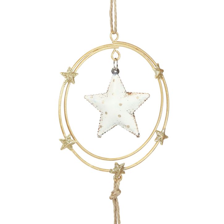 Product Hanging Decoration Christmas Christmas Tree Decoration Star H38cm 3 Pcs