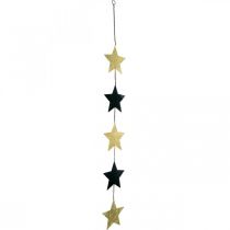 Product Christmas decoration star pendant gold black 5 stars 78cm