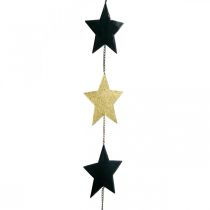 Product Christmas decoration star pendant gold black 5 stars 78cm