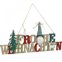 Product Wooden lettering Merry Christmas door decoration Christmas