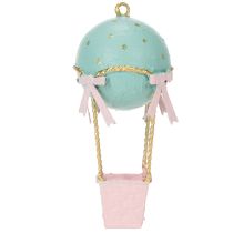 Product Balloon decoration, hot air balloon as an original gift idea or eye-catcher at home, 19cm