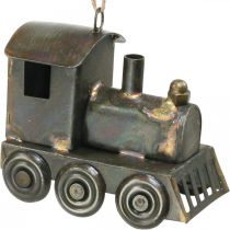 Product Christmas tree decorations Locomotive Christmas metal H7.5cm