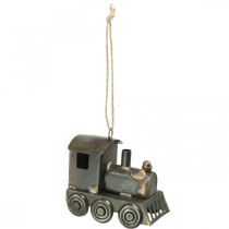 Product Christmas tree decorations Locomotive Christmas metal H7.5cm