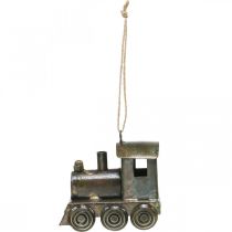 Product Christmas tree ornament locomotive, metal, 7.5cm high