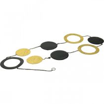 Product Christmas decoration hanging decoration gold black L124cm 8 elements