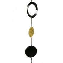 Product Christmas decoration hanging decoration gold black L124cm 8 elements