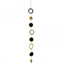 Product Christmas decoration hanging decoration gold black L124cm 8 elements