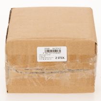 Product Rustic ceramic house with bright LED, ideal as atmospheric table decoration, 15cm, 2 pieces