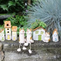 Product Ceramic home decoration for indoors and flower pots. Ideal gift. 10cm, 3 pieces.
