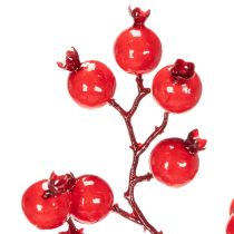 Product Künstlicher Rosehip-Zweig mit glänzenden roten Beeren, 62cm