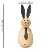 Product Decorative rabbit with a simple design for springtime living room accents, 12cm, 2 pieces