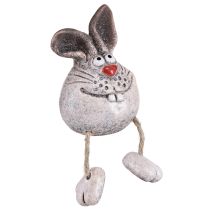 Product Rabbit Ceramic Decoration Rabbit Edge Stool 6.5×7×9.5cm 3 pcs