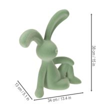 Product Decorative rabbit figurine, cute figure for a springtime atmosphere in any room, 38cm