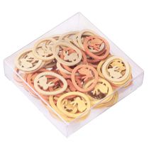 Product Bunny in Egg Easter Decoration for Crafting Scatter Decoration Wood 4cm 72 Pcs