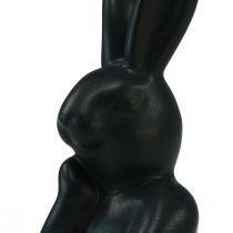 Product Rabbit thinking small rabbit bust black 6×4×10.5cm