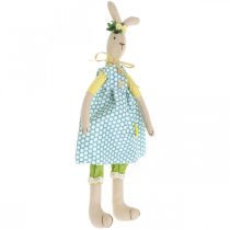 Stuffed bunny for Easter, Easter bunny with clothes, bunny girl H43cm
