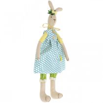 Product Stuffed bunny for Easter, Easter bunny with clothes, bunny girl H43cm