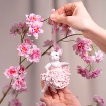 Product Ballerina bunny pendants, a highlight for Easter branches or Christmas trees, 12cm, 2 pieces