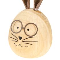 Product Egg-shaped rabbit decorative figure with character for spring and seasonal decoration, 14cm, 3 pieces