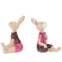 Product Easter Bunny Figurines Set, Cute Table Decoration for Easter and Spring, 9cm, 4 Pieces