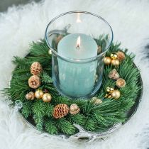 Product Autumn fruits golden, festive autumn decoration, decorative acorns natural, Advent decoration Ø1.5 – 2.5cm L1.5 – 3cm 300g
