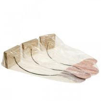 Product Table decoration hearts wedding, heart decoration metal orange/purple H40cm 3pcs