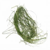 Product Cuff made of grass green ostrich cuff spring decoration Ø20cm 6pcs