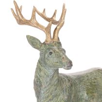 Product Green Polyresin Deer Figurine for Indoor Decoration, 43cm