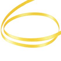 Product High-quality gift ribbon yellow satin ribbon 3mm × 50m