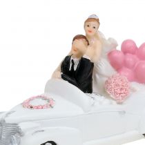 Wedding figure newlyweds in the car 16cm
