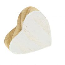 Product Wooden heart in bag 2cm - 4cm 24 pcs